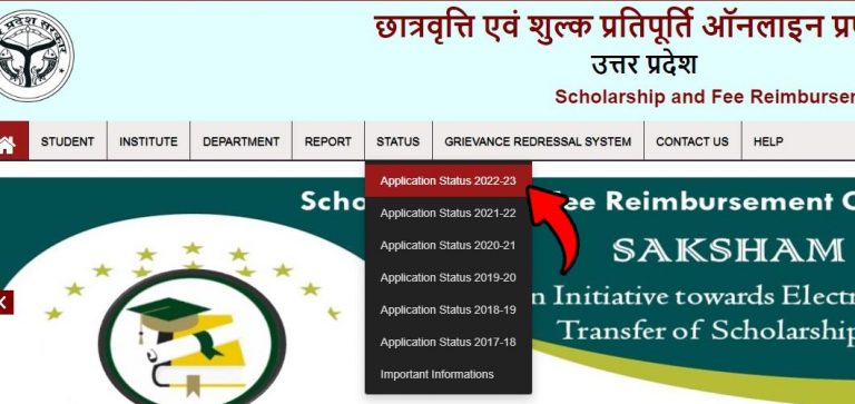 UP Scholarship Status by Registration Number