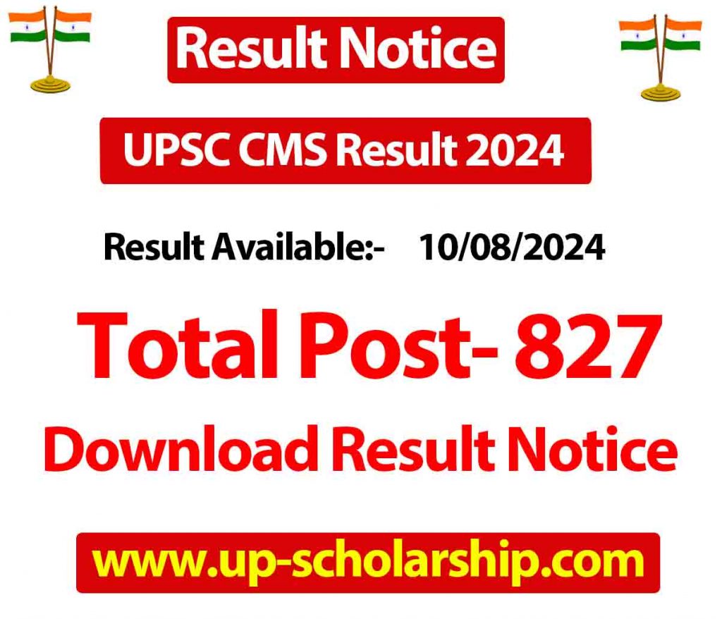 UPSC CMS Result 2024